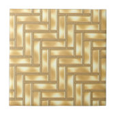 Gold Herringbone Tegeltje (Voorkant)