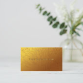 Gold High-tech Circuit Board visitekaartje (Staand voorkant)