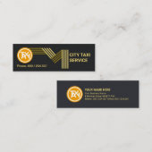 Gold Highway Taxi Route Transportation Mini Visitekaartje (Voorkant / Achterkant)