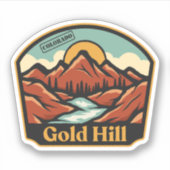 Gold Hill, Colorado Sticker (Voorkant)