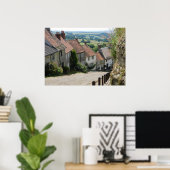 Gold Hill, Shaftesbury, Dorset, Engeland Poster (Thuiskantoor)