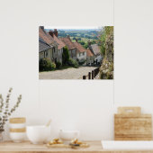 Gold Hill, Shaftesbury, Dorset, Engeland Poster (Keuken)