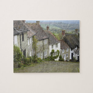 Gold Hill, Shaftesbury, Dorset, Engeland, Verenigd Legpuzzel