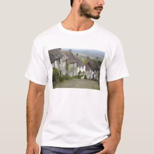 Gold Hill, Shaftesbury, Dorset, Engeland, Verenigd T-shirt