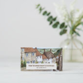 Gold Hill Shaftesbury Dorset England Waterverf Visitekaartje (Staand voorkant)