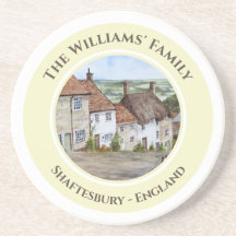 Gold Hill Shaftesbury Dorset England Waterverf