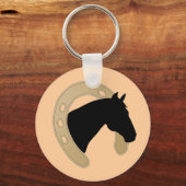 Gold Hoefijzer SLEUTELHANGER (Voorkant)