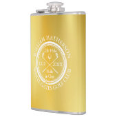 Gold Hole in één klassiek Golf gepersonaliseerd Heupfles (Links)