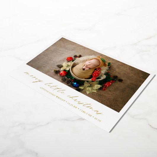 Gold Holiday Fotokerstfeest aankondiging (Gedraaid)