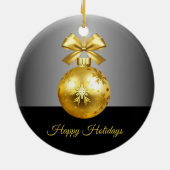 Gold Holiday Ornament (Achterkant)