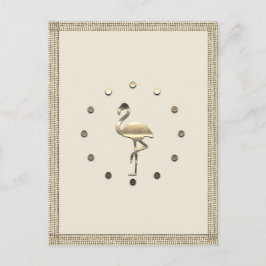 Gold Holiday Season Vibe Briefkaart