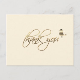 Gold Holiday Season Vibe Briefkaart