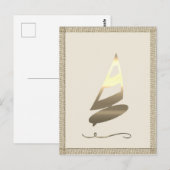 Gold Holiday Season Vibe Briefkaart (Voorkant / Achterkant)