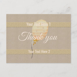 Gold Holiday Season Vibe Briefkaart