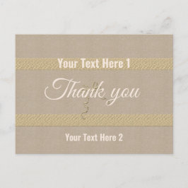Gold Holiday Season Vibe Briefkaart