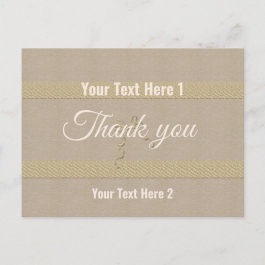 Gold Holiday Season Vibe Briefkaart (Voorkant)