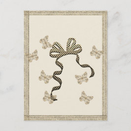 Gold Holiday Season Vibe Briefkaart