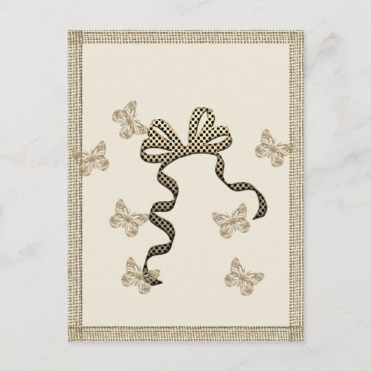 Gold Holiday Season Vibe Briefkaart (Voorkant)