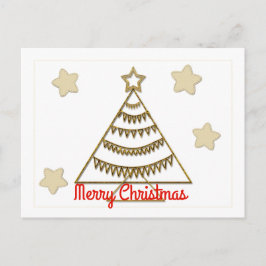 Gold Holiday Season Vibe Feestdagenkaart