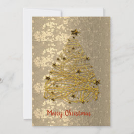 Gold Holiday Season Vibe Feestdagenkaart