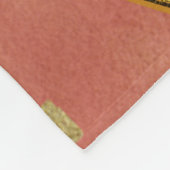 Gold Holiday Season Vibe Fleece Deken (Hoek)