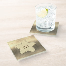 Gold Holiday Season Vibe Glazen Onderzetter