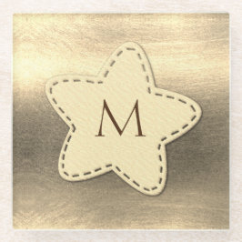 Gold Holiday Season Vibe Glazen Onderzetter