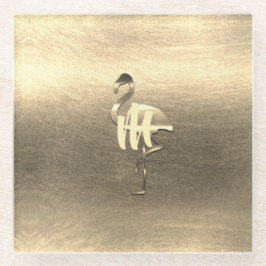 Gold Holiday Season Vibe Glazen Onderzetter