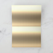 Gold Holiday Season Vibe Kaart (Binnen)