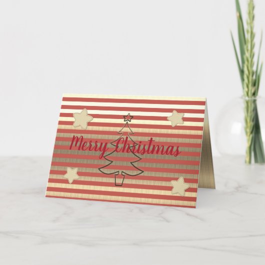 Gold Holiday Season Vibe Kaart (Voorkant)