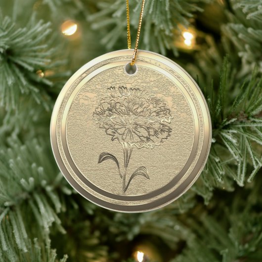 Gold Holiday Season Vibe Keramisch Ornament (Boom)