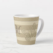 Gold Holiday Season Vibe Latte Mok (Rechterhoek)