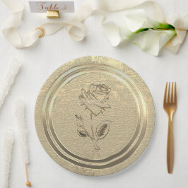 Gold Holiday Season Vibe Papieren Bordje