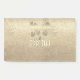 Gold Holiday Season Vibe Post-it® Notes