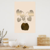 Gold Holiday Season Vibe Poster (Keuken)