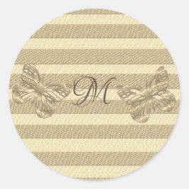 Gold Holiday Season Vibe Ronde Sticker