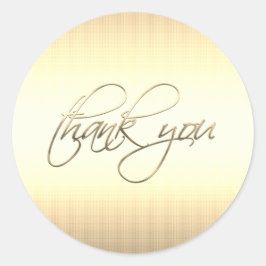 Gold Holiday Season Vibe Ronde Sticker