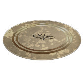 Gold Holiday Season Vibe Snijplank (Hoek)