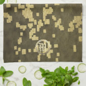 Gold Holiday Season Vibe Theedoek (Gevouwen)