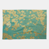 Gold Holiday Season Vibe Theedoek (Horizontaal)