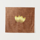 Gold Holiday Season Vibe Wandkleed (Voorkant (horizontaal))