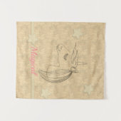 Gold Holiday Season Vibe Wandkleed (Voorkant (horizontaal))