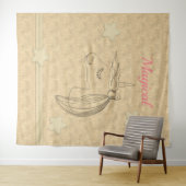 Gold Holiday Season Vibe Wandkleed (In Situ (horizontaal))