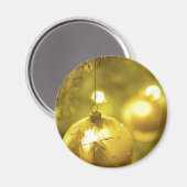 Gold Holiday Tree-decoratie Magneet (Voorkant / Achterkant)
