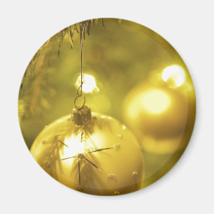 Gold Holiday Tree-decoratie Magneet