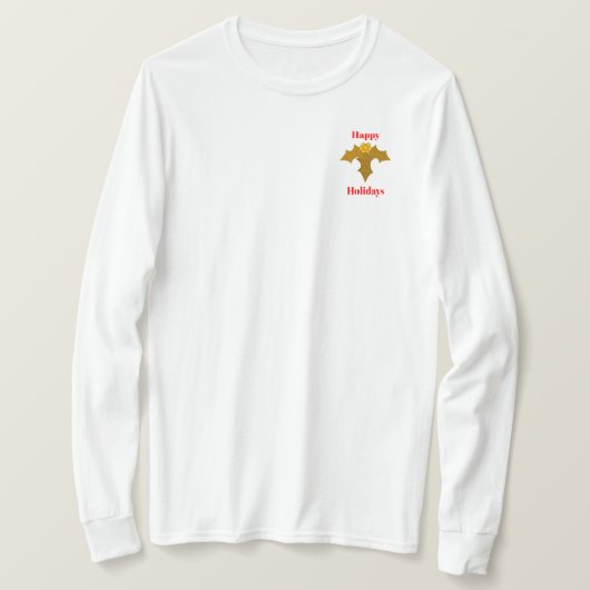 Gold Holly T-shirt (Design voorkant)