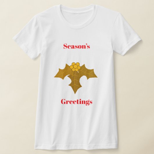 Gold Holly T-shirt (Laagn)