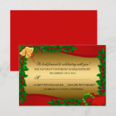 Gold Holly verlaat Bell met kerstvakantie RSVP (Voorkant / Achterkant)