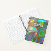 Gold Holographic | Moderne zakelijke Notitieboek (Binnen)