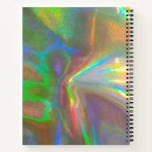 Gold Holographic | Moderne zakelijke Notitieboek (Achterkant)
